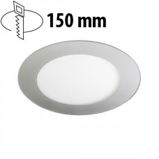 Φωτιστικό LED Στρογγυλό Χωνευτό 12W 230V 1050lm 3000K Θερμό Φως 21-0121600 